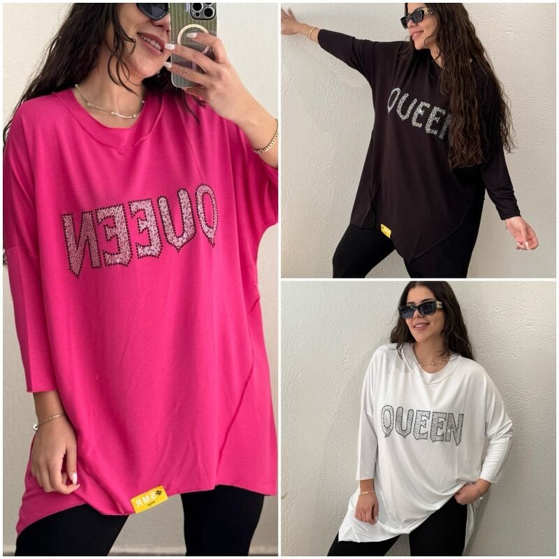 TAŞLI QUEENN TUNİK