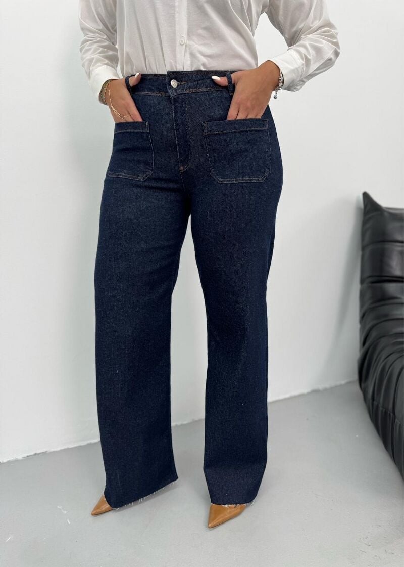 ÖN CEPLİ LİKRALI JEAN PALAZZO