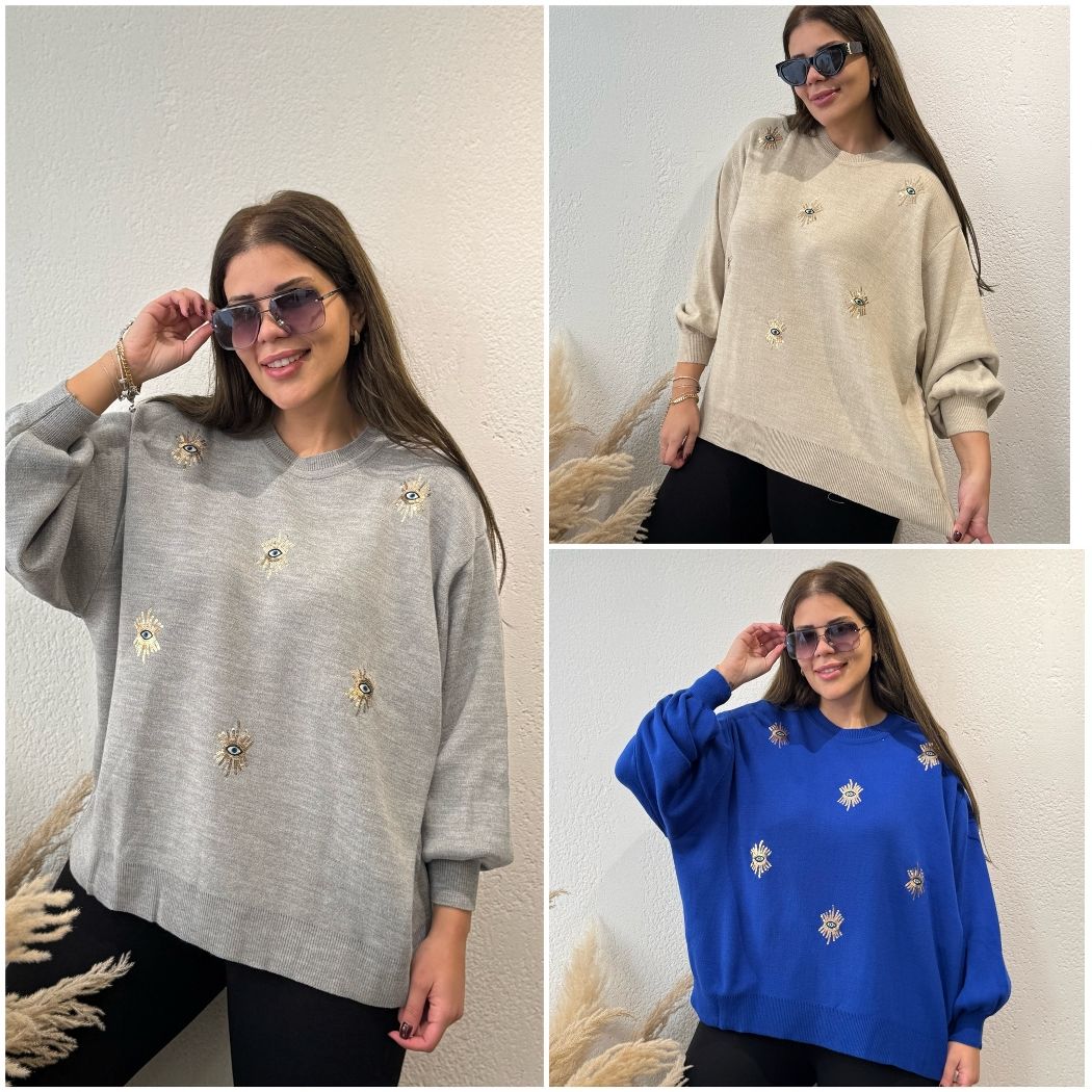 GÖZ MODEL YARASA KOL KAZAK