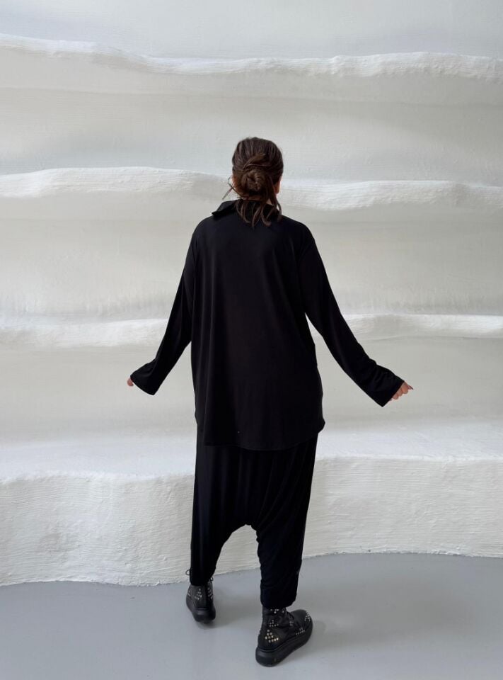 SANDY ŞALVAR TAKIM SİYAH
