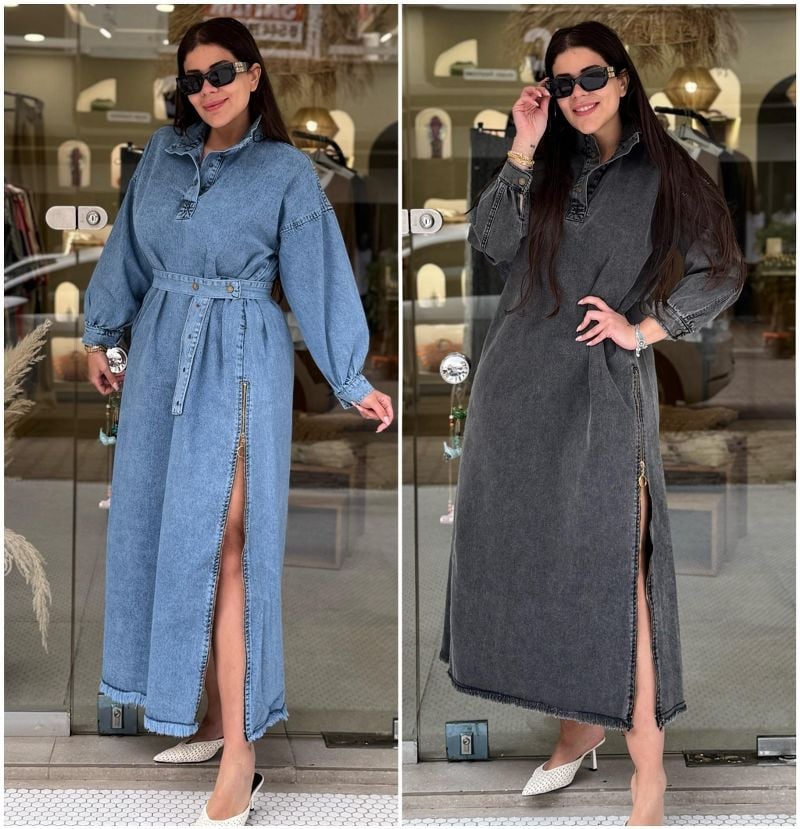 JEAN OVERSIZE ELBİSE