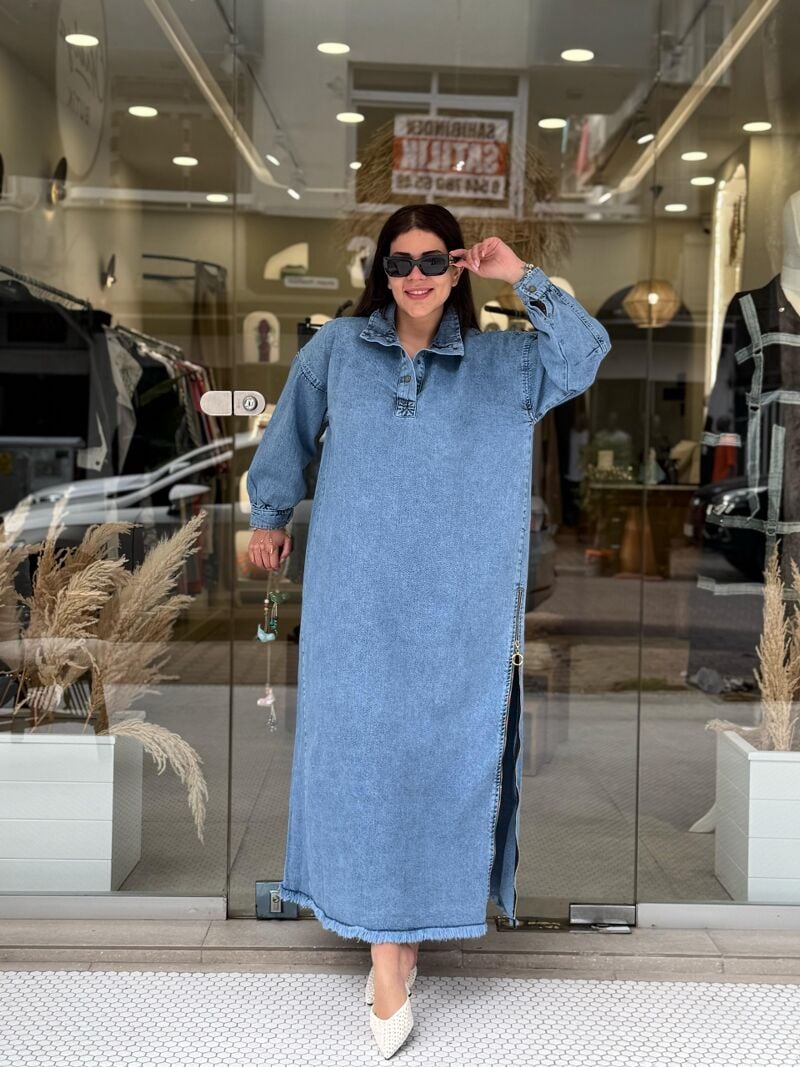 JEAN OVERSIZE ELBİSE
