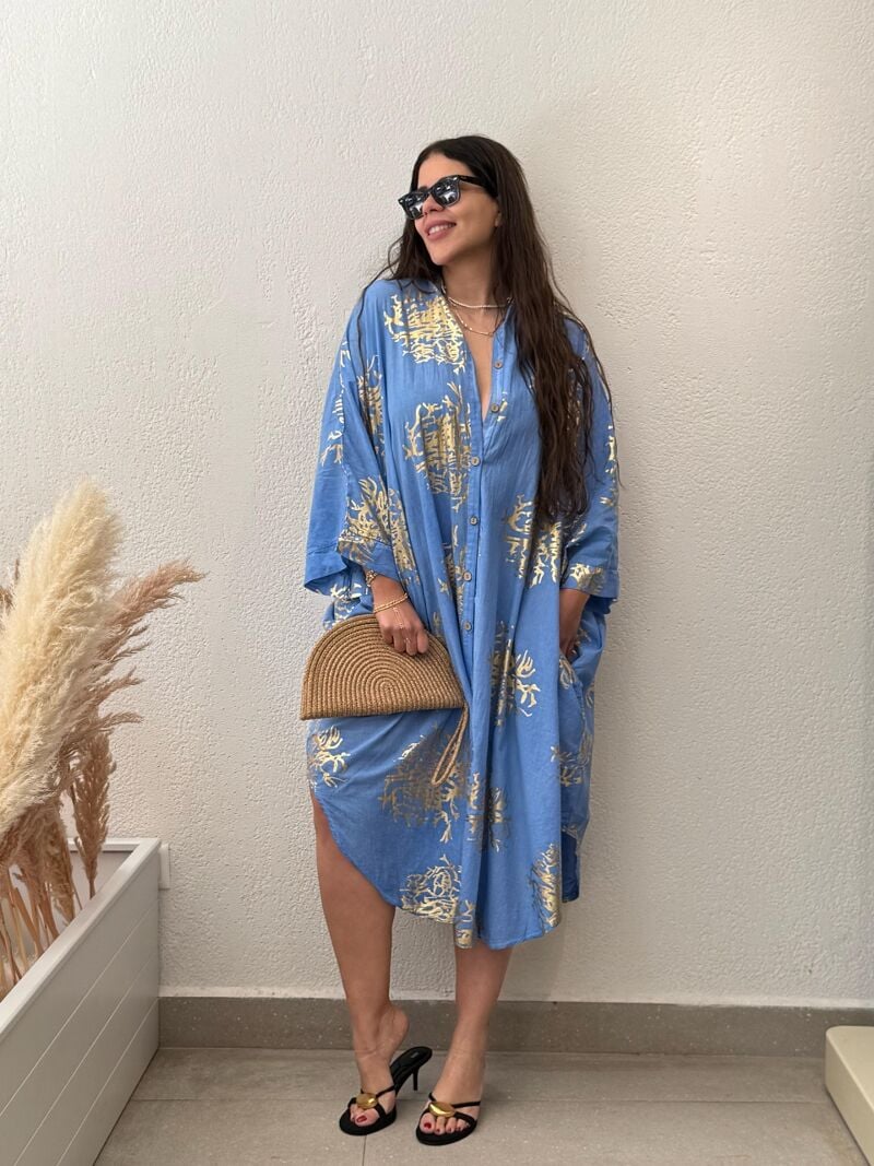 VARAKLI OVERSIZE ELBİSE