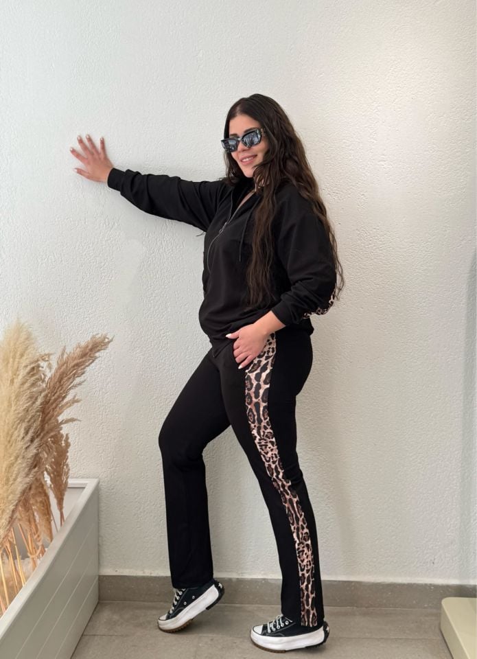 LEOPAR CEPLİ  GARNİLİ TAKIM